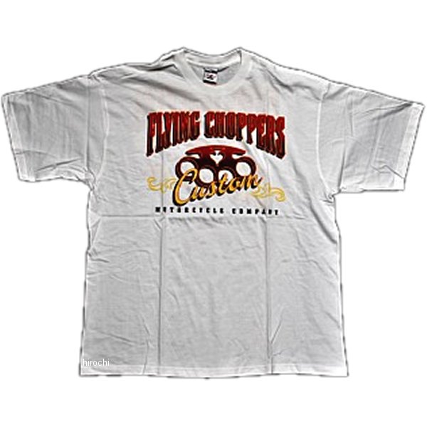 部品屋K&W FLYING CHOPPERS Tシャツ 白 Lサイズ P65109 HD店
