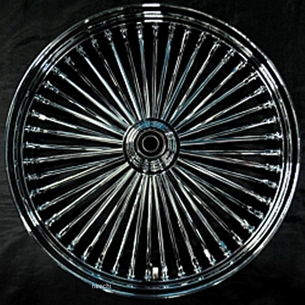部品屋K&W KING スポークホイール クローム/クローム 21×3.5J フロント用 P37-525 HD店
