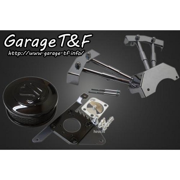 ガレージT＆F SU&プッシュロッドカバーSET ドラッグスター400 黒 DS400AC27 HD店