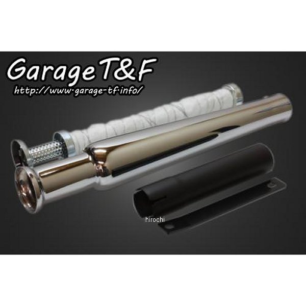 ガレージT＆F トランペットマフラー スリップオンタイプ 01年-03年 グラストラッカー 黒 GT250ML02B HD店