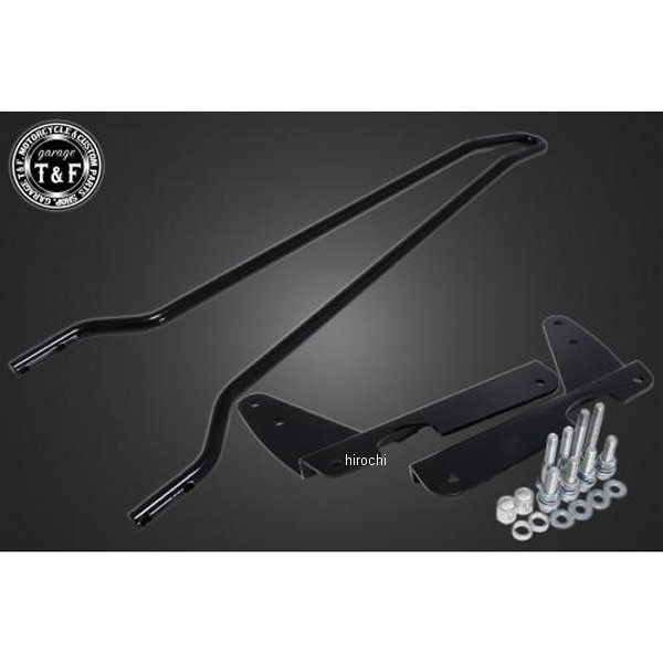 ガレージT＆F 純正フェンダー専用シーシーバー ロング 04年以降 スポーツスター 黒 HDXLCB02BK HD店
