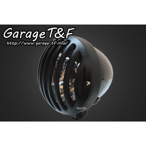 ガレージT＆F 4.5インチバードゲージヘッドライト 黒/黒 HL52 HD店