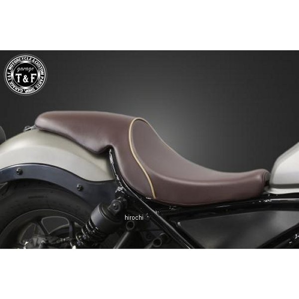 ガレージT＆F ガンファイターシート タイプ:スムース レブル250 ブラウン/ベージュ RB250ST01BRBE HD店