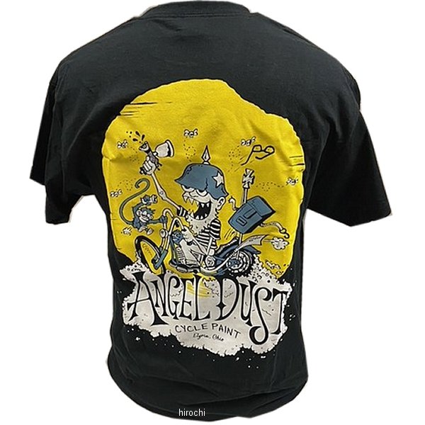 部品屋K&W ANGEL DUST CYCLE PAINT 半袖Tシャツ 黒 Mサイズ PLB-B-1 HD店