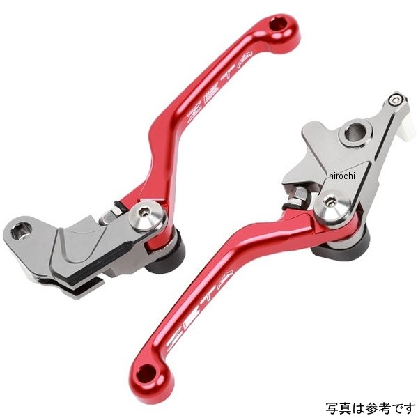 【メーカー在庫あり】 ジータ ZETA ピボットレバーセット CP 97年-17年 スズキ 3フィンガー 赤 ZE44-7013 HD店