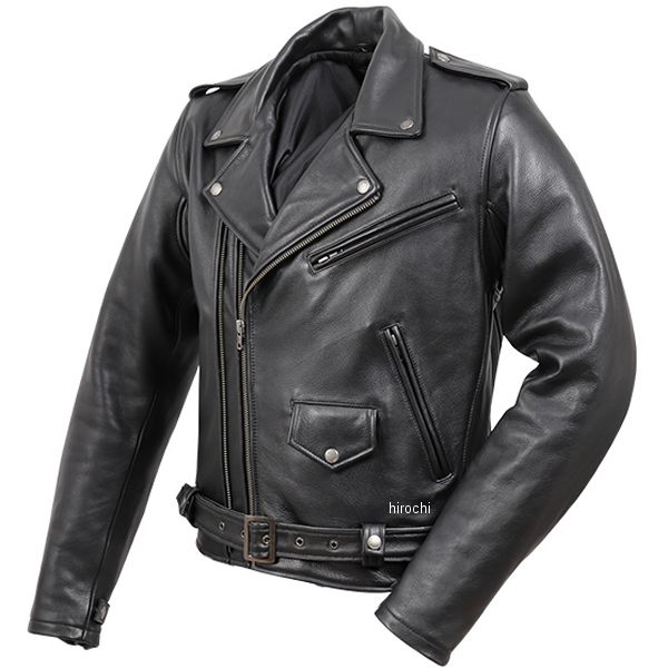 【メーカー在庫あり】 デグナー DEGNER カウレザーダブルジャケット 黒 2XLサイズ 19WJ-15 HD店｜ヒロチー商事 ハーレー 店 38,610円