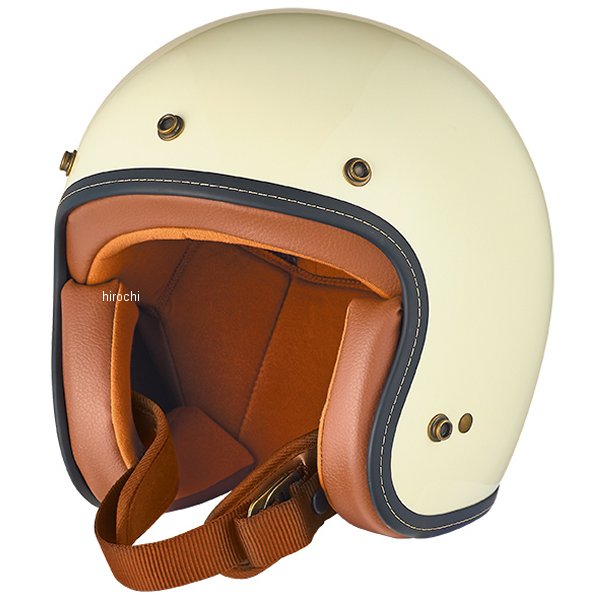 【メーカー在庫あり】 ジーロット ZEALOT ジェットヘルメット FlyboyJet2 CARBON HYBRID 白/ブラウン XLサイズ FJ0025/XL HD店｜ヒロチー商事 ハーレー 店