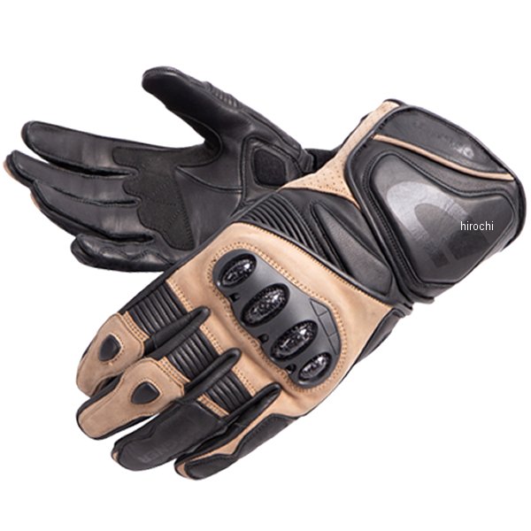 【メーカー在庫あり】 デグナー DEGNER レーシンググローブ 黒/ベージュ XSサイズ RG-11 HD店｜ヒロチー商事 ハーレー 店