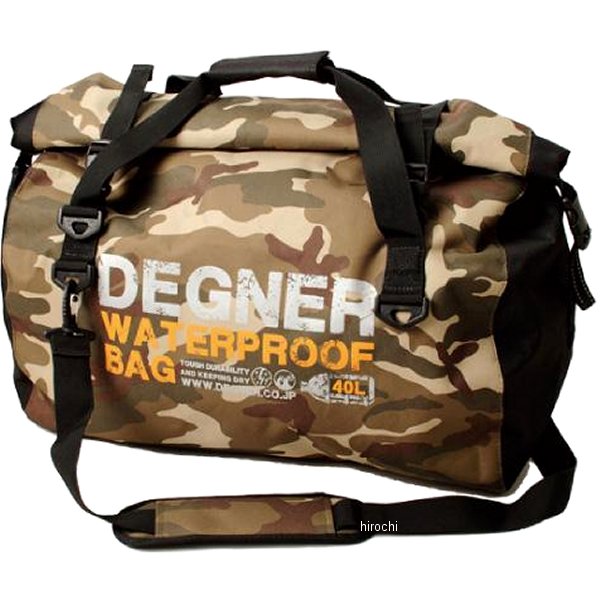 【メーカー在庫あり】 デグナー DEGNER ウォータープルーフ ボストンバッグ カモ/黒 NB-115 HD店