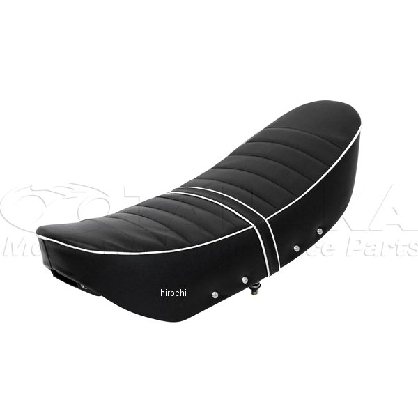 田中商会 バナナシート パイピング ダックス 黒/白 ca0536 HD店