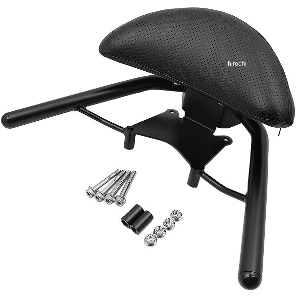 キタコ タンデムバックレスト バー付き ディオ110、リード125 黒 80-652-14371 HD店｜ヒロチー商事 ハーレー 店