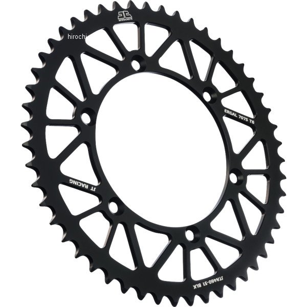 【USA在庫あり】 JT スプロケット リア 51T 04年-20年 KX250F 黒 1211-2583 HD店