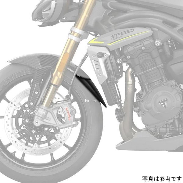 ピラミッドプラスチック Pyramid Plastics 延長フェンダー ショート 21年-24年 Speed Triple 1200 RS マットブラック 056562 HD店