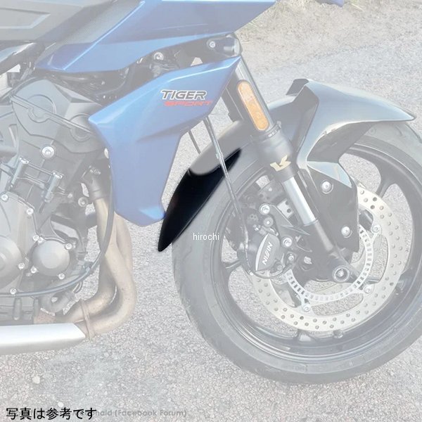 ピラミッドプラスチック Pyramid Plastics 延長フェンダー ショート 22年 Tiger Sport 660 マットブラック 056563 HD店
