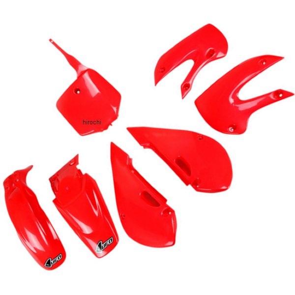 【USA在庫あり】 UFO PLAST ユーフォープラスト ボディキット 01年-09年 KLX110 RED 1403-2935 HD店