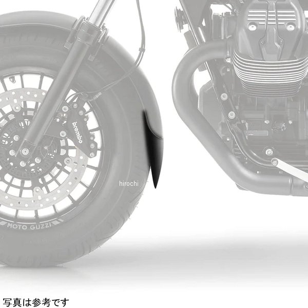 ピラミッドプラスチック Pyramid Plastics 延長フェンダー ショート 16年-22年 V9 Bobber マットブラック 058733 HD店