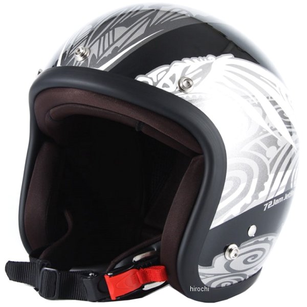ナナニージャム 72JAM ジェットヘルメット JET NATIVE 黒 フリーサイズ(57-60cm未満) JJ-15 HD店