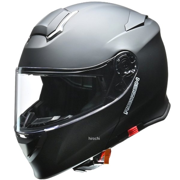 【メーカー在庫あり】 REIZEN リード工業 モジュラーヘルメット マットブラック Lサイズ REIZEN-MBK-L HD店