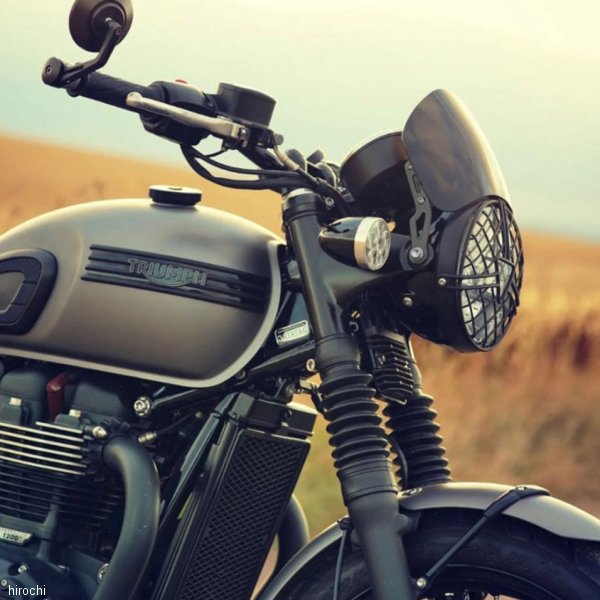 【メーカー在庫あり】 モートーンカスタムズ スクリーン MICROBLADE 16年-25年 トライアンフ Bonneville T100/T120 グロス黒 MTE187 HD店