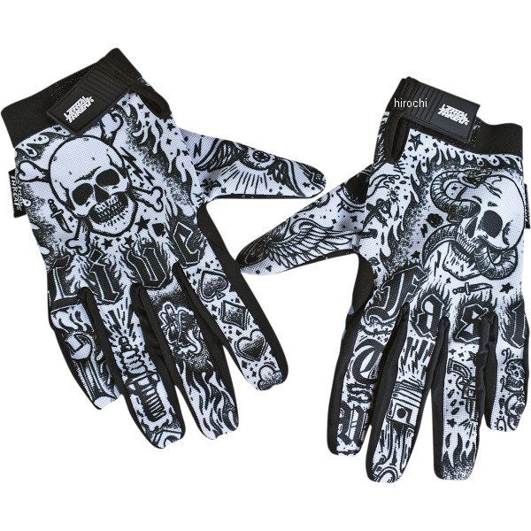 【USA在庫あり】 リーサルスレット Lethal Threat グローブ Tattoo 黒/白 Mサイズ 3301-4278 HD店