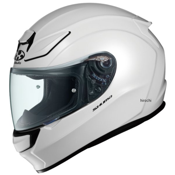 【メーカー在庫あり】 オージーケーカブト OGK KABUTO フルフェイスヘルメット SHUMA パールホワイト Lサイズ 4966094601607 HD店｜ヒロチー商事 ハーレー 店