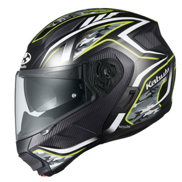 【メーカー在庫あり】 オージーケーカブト OGK KABUTO システムヘルメット RYUKI ENERGY フラットブラックイエロー Mサイズ(57cm-58cm) 4966094602604 HD店｜ヒロチー商事 ハーレー 店