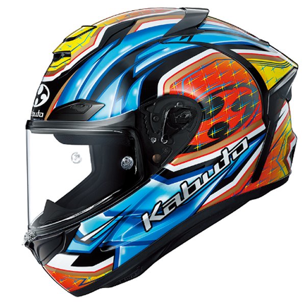 オージーケーカブト OGK KABUTO フルフェイスヘルメット F-17 グランツ ブルーイエロー XL サイズ 4966094610791 HD店