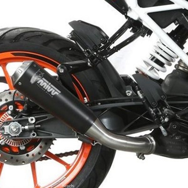 ミヴ Mivv スリップオンマフラー X-M1 17年-20年 KTM 390DUKE ステンブラック KT.019.LC4B HD店