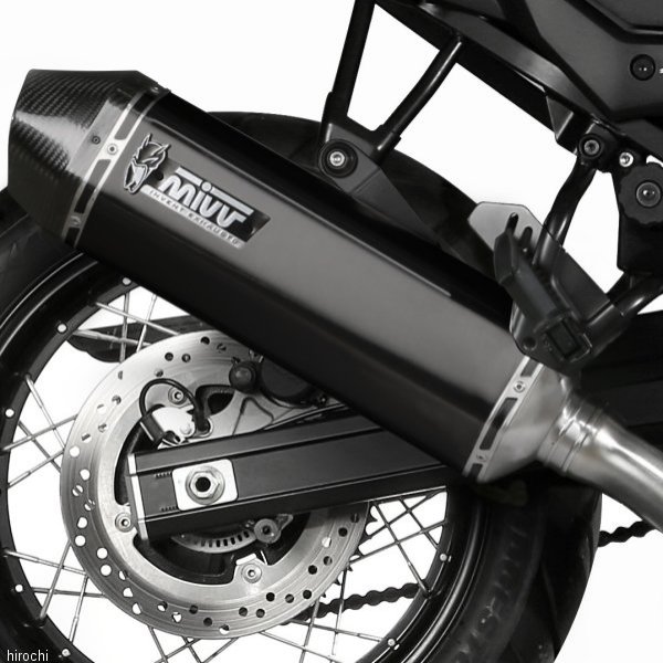S.049.LRB+ACC.046.A1 ミヴ Mivv スリップオンマフラー 触媒あり SPEED EDGE 17年-23年 V-Strom650 ステンブラック S.049.LRB-ACC.046.A1 HD店|ヒロチー商事 ハーレー 店