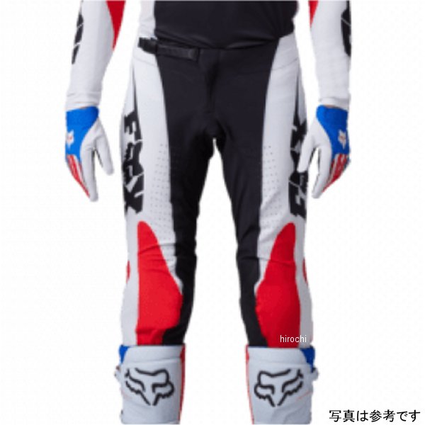 【メーカー在庫あり】 フォックス FOX パンツ フレックスエアー ユニティLE 白/赤/青 32インチ 30458-574-32 HD店