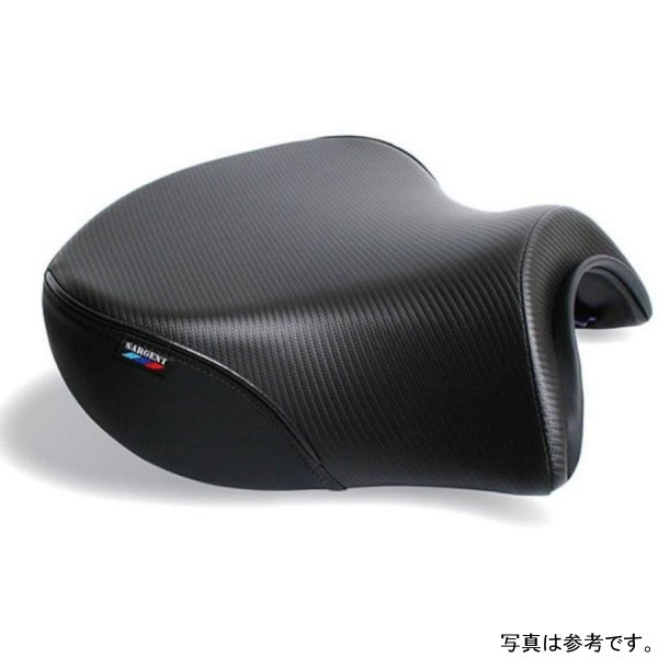 サージェント Sargent シートヒーター付き フロント CarbonFX 14年-18年 BMW R1200RT パイピング:黒 WS-654F-19-IH HD店