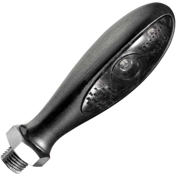 ケラーマン Kellermann microS Dark/マイクロ S ダーク マットブラック/スモーク アンバー 1個売り KM162-100 HD店