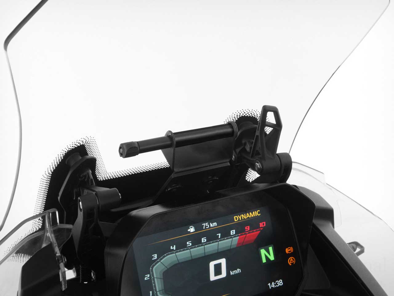 ワンダーリッヒ Wunderlich 汎用ホルダーステー 18年以降 BMW F750GS、F850GS W21174-102 HD店