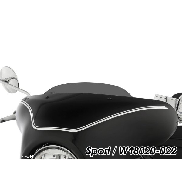 ワンダーリッヒ Wunderlich ウインドスクリーン Sport 20年以降 BMW R18 スモーク W18020-022 HD店