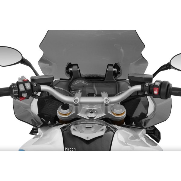 ワンダーリッヒ Wunderlich 中空アルミ製ハンドルバー スイッチボックス用穴開け加工済 シルバー W31001-001 HD店