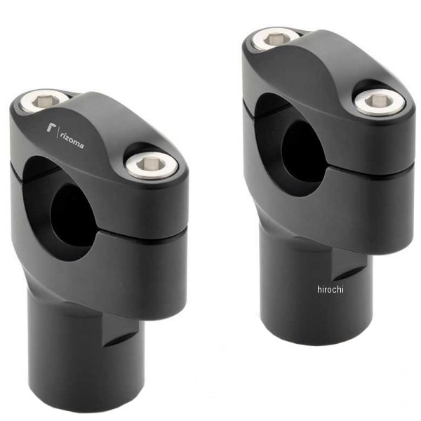 リゾマ rizoma ハンドルバーライザー 28.5mm径ハンドル用 高さ60mm ブラック AZ403B HD店