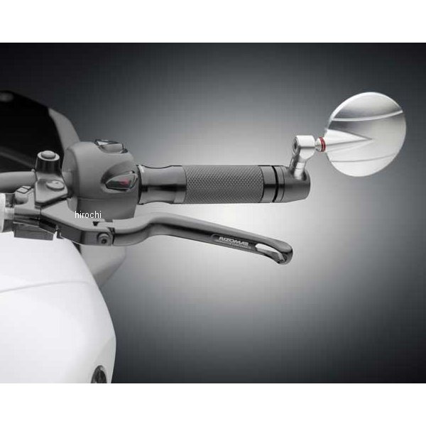 リゾマ rizoma バーエンドミラー SPY-R80 直径80mm シルバー 左右共通 1個売り BS285A HD店