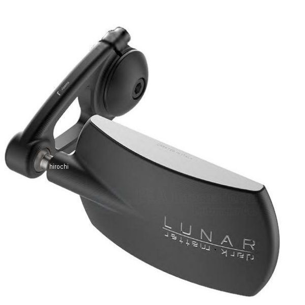 リゾマ rizoma バーエンドミラー Luner マットブラック 左右共通 1個売り BS315BM HD店