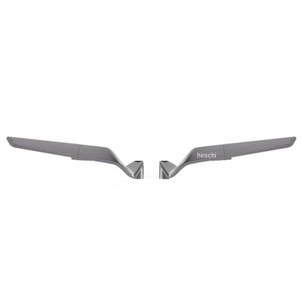 リゾマ rizoma ミラー Stealth Naked ダークグレー 左右ペア BSN010D HD店
