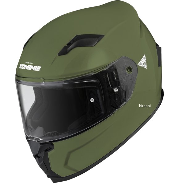 【メーカー在庫あり】 HK-170 コミネ KOMINE FL フルフェイスヘルメット オリーブ Mサイズ 01-170 HD店｜ヒロチー商事 ハーレー 店