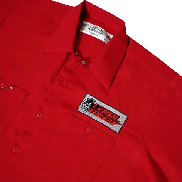 【USA在庫あり】 リサールスレット LETHAL THREAT スカル 半袖シャツ 赤 3XLサイズ 3040-3247 HD店