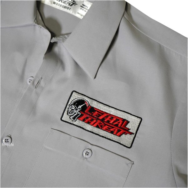 【USA在庫あり】 リサールスレット LETHAL THREAT ハイコンプレッション 半袖シャツ グレー 2XLサイズ 3040-3264 HD店