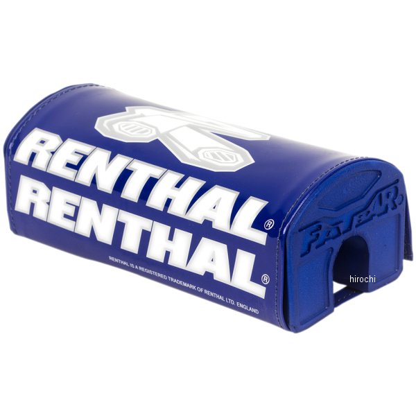 【USA在庫あり】 レンサル RENTHAL ファットバーハンドル用 パッド LTD ED BLUE 0601-4863 HD店