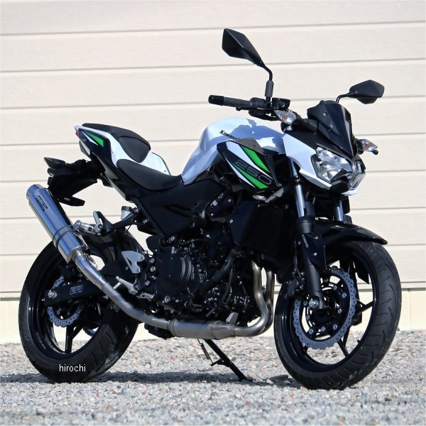 ダブルアールズ WR'S スリップオンマフラー ラウンド JMCA認証 19年以降 Z250、Z400 ステンレス BF4275JM HD店 29,887円