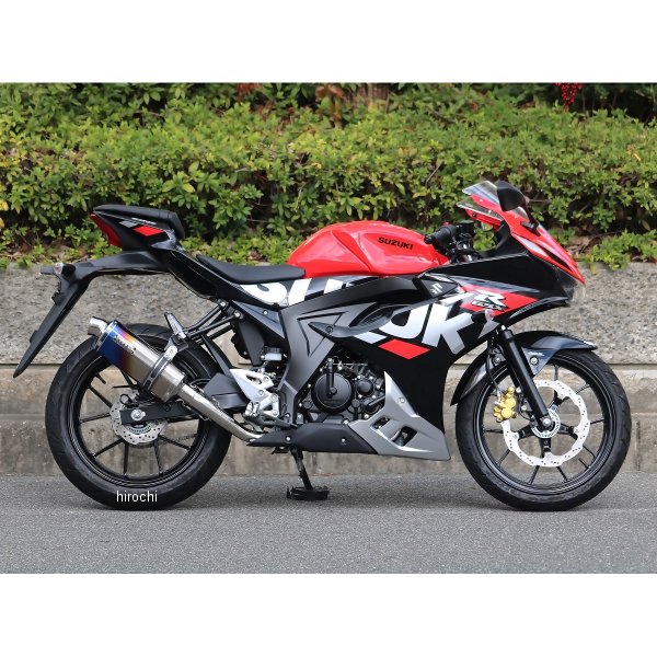 ダブルアールズ WR'S フルエキゾースト ST-OVAL JMCA認証 22年以降 GSX-R125、GSX-S125 焼き色チタン LM3140JM HD店