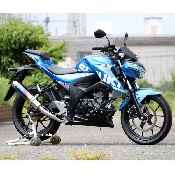 ダブルアールズ WR'S フルエキゾースト ラウンド JMCA認証 18年-21年 GSX-S125、GSX-S150(逆輸入車) 焼き色チタン LS3130JM HD店