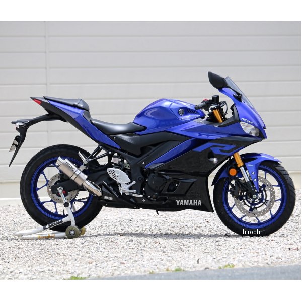 ダブルアールズ WR'S スリップオンマフラー S.O.V ショートオーバル JMCA認証 15年-21年 YZF-R25、YZF-R3 ソリッド NV2255JM HD店|ヒロチー商事 ハーレー 店