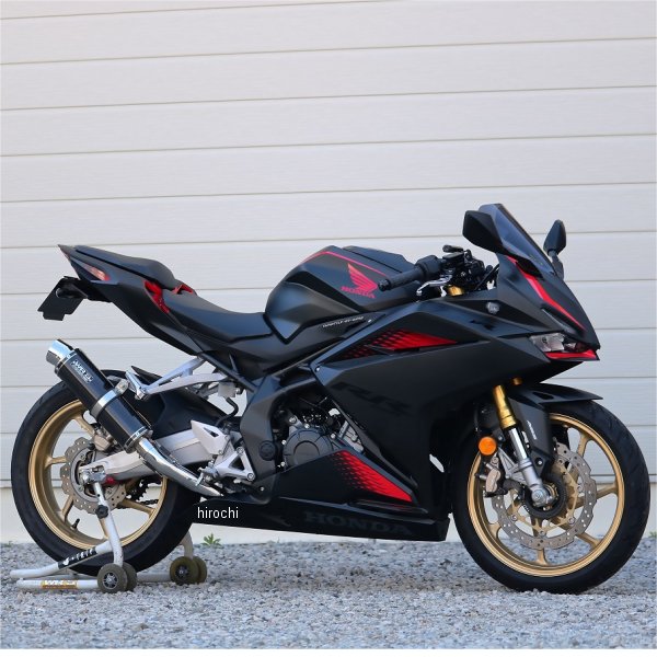ダブルアールズ WR'S フルエキゾースト ラウンド JMCA認証 20年-22年 CBR250RR カーボン SC1240JM HD店|ヒロチー商事 ハーレー 店