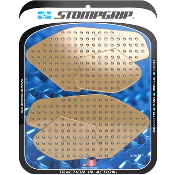 ストンプグリップ STOMPGRIP トラクションパッドタンクキット 22年-23年 MT-07 ボルケーノ クリア 55-10-0195C HD店