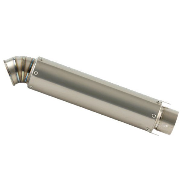 ナイトロレーシング ハーフポリッシュ ストレートチタンサイレンサー V-III 320mm 差込口径φ60.5マフラー対応 汎用 EX-SLT3-V3 HD店
